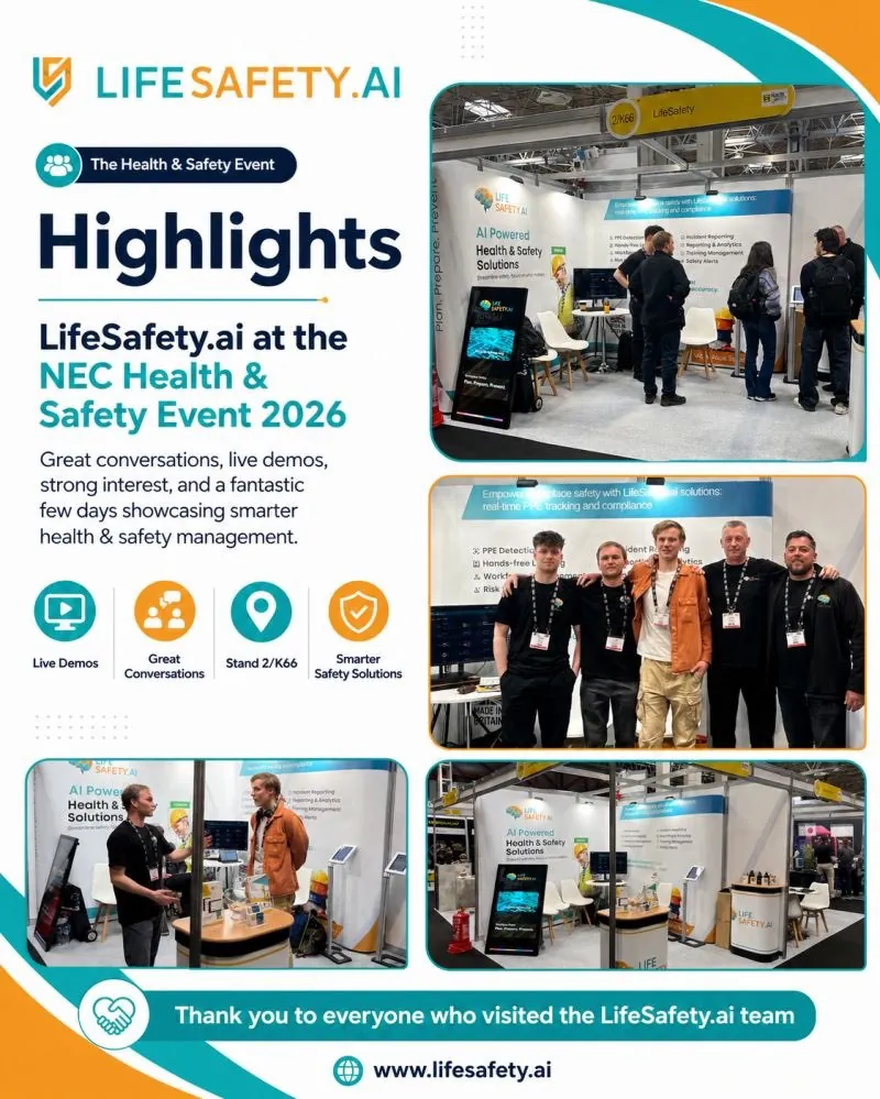 LifeSafety.ai at the NEC Health & Safety Event 2026